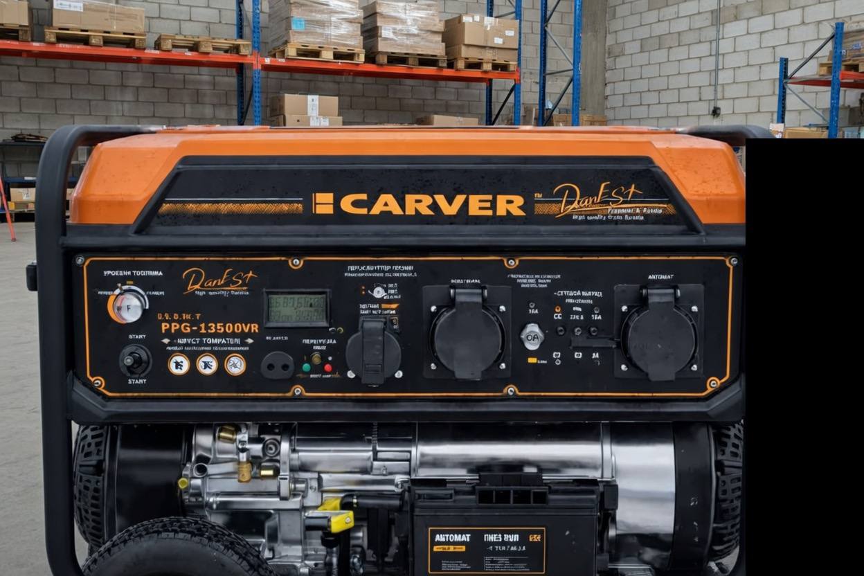 Бензиновый генератор Carver PPG-13500VR (PPG-13500EV) 10 кВт с АВР и электростартером — фото 3