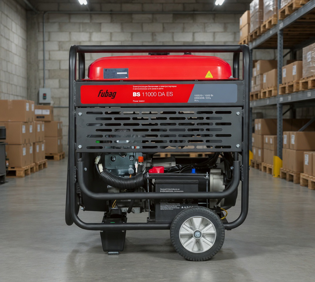 Бензиновый генератор FUBAG BS 17000 DA ES 15 кВт (380/220 В) с электростартером и АВР — фото 5
