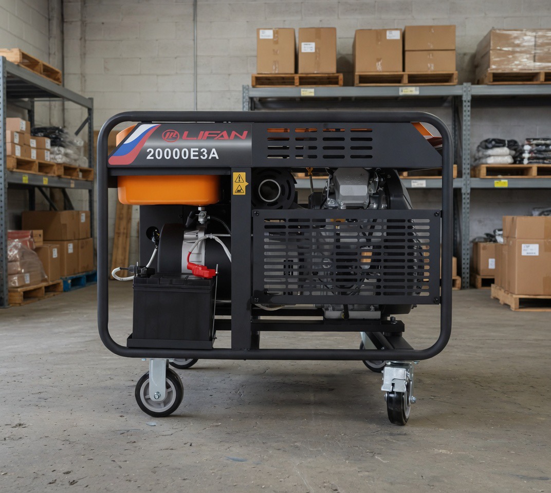 Бензиновый генератор FUBAG BS 19000 DA ES 17 кВт (380/220 В) с электростартером и АВР — фото 4