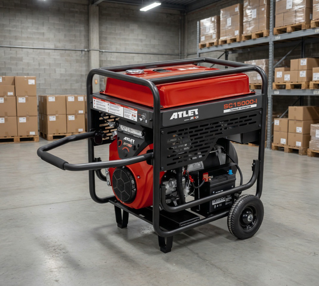 Бензиновый генератор Grizzly Dual Power GEGG-8500-3DEA 8 кВт (220/380 В) с электростартером — фото 4