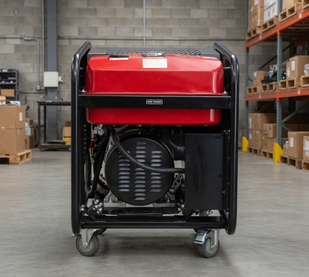 Бензиновый генератор HND GE 12000 XLST 12 кВт (220/380 В) с двигателем Honda GX690 — фото 3