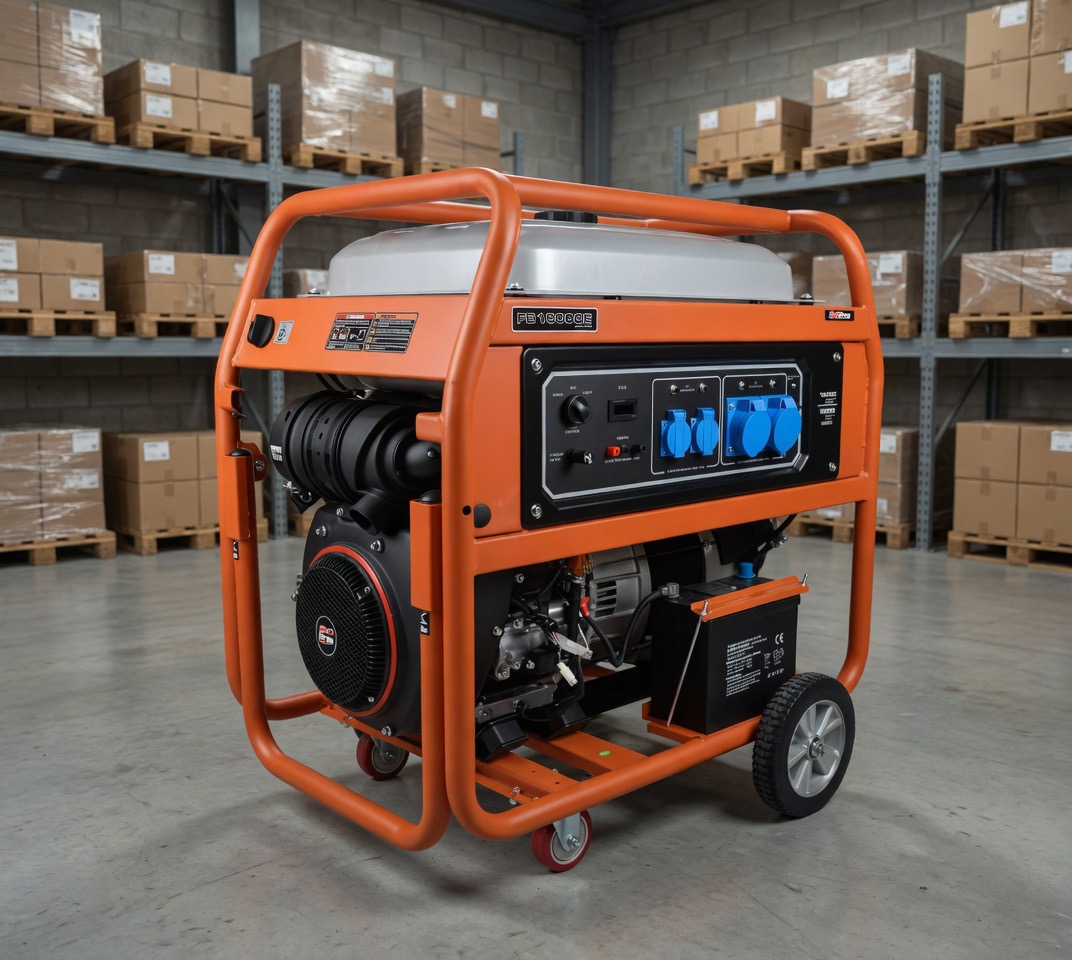 Бензиновый генератор HND GE 12000 XLST 12 кВт (220/380 В) с двигателем Honda GX690 — фото 7