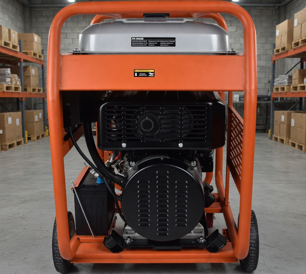 Бензиновый генератор HND GE 12000 XLST 12 кВт (220/380 В) с двигателем Honda GX690 — фото 8