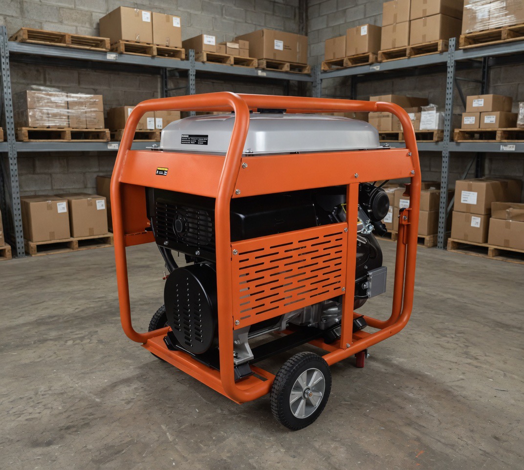 Бензиновый генератор HND GE 12000 XLST 12 кВт (220/380 В) с двигателем Honda GX690 — фото 9