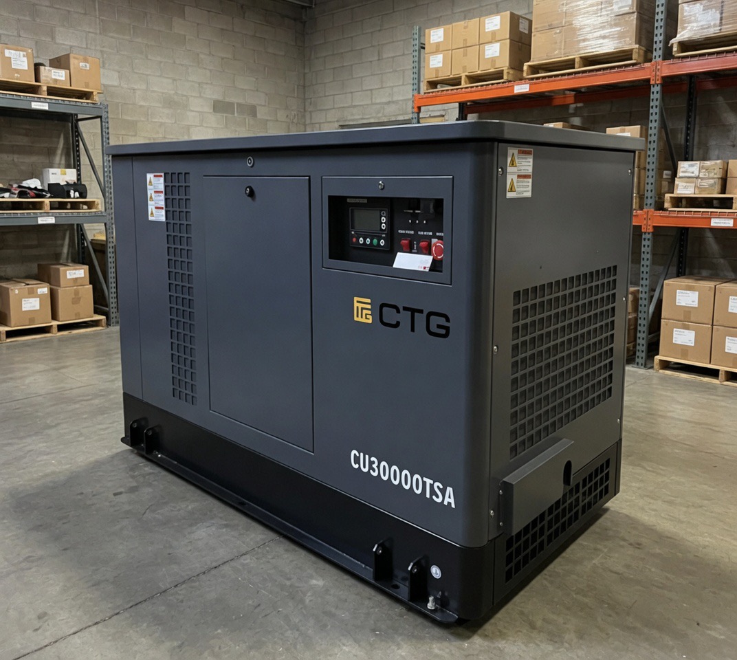 Бензогенератор ТСС SGG 16000EH3LA 15 кВт (380/220 В) с электростартером — фото 2