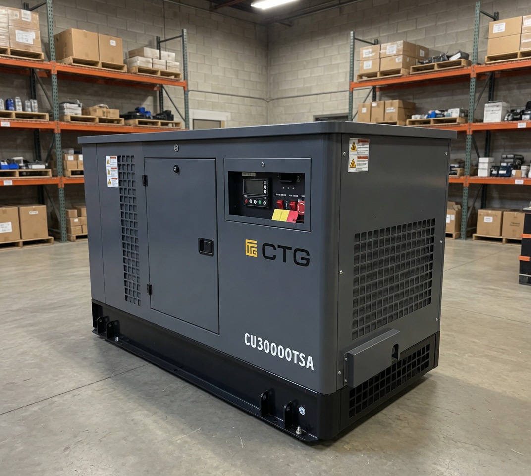 Бензогенератор ТСС SGG 16000EH3LA 15 кВт (380/220 В) с электростартером — фото 3