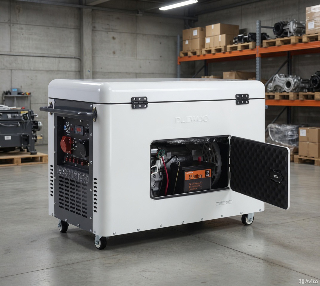 Дизельный генератор Daewoo DDAE 10000DSE-3 7,2 кВт Dual Power (220/380 В) с электростартером — фото 2
