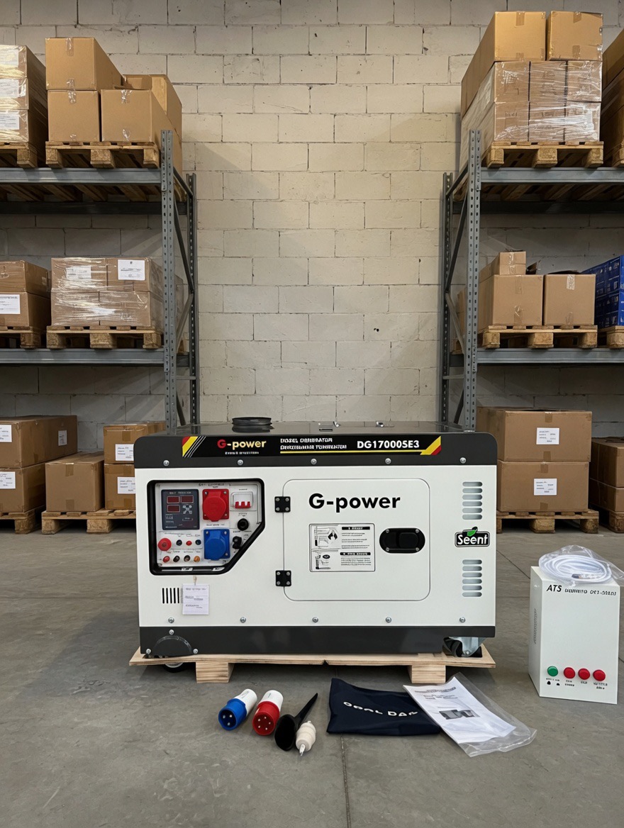 Дизельный генератор G-Power 12 кВт (13 кВт max) с АВР, подогревом и водяным охлаждением — фото 4