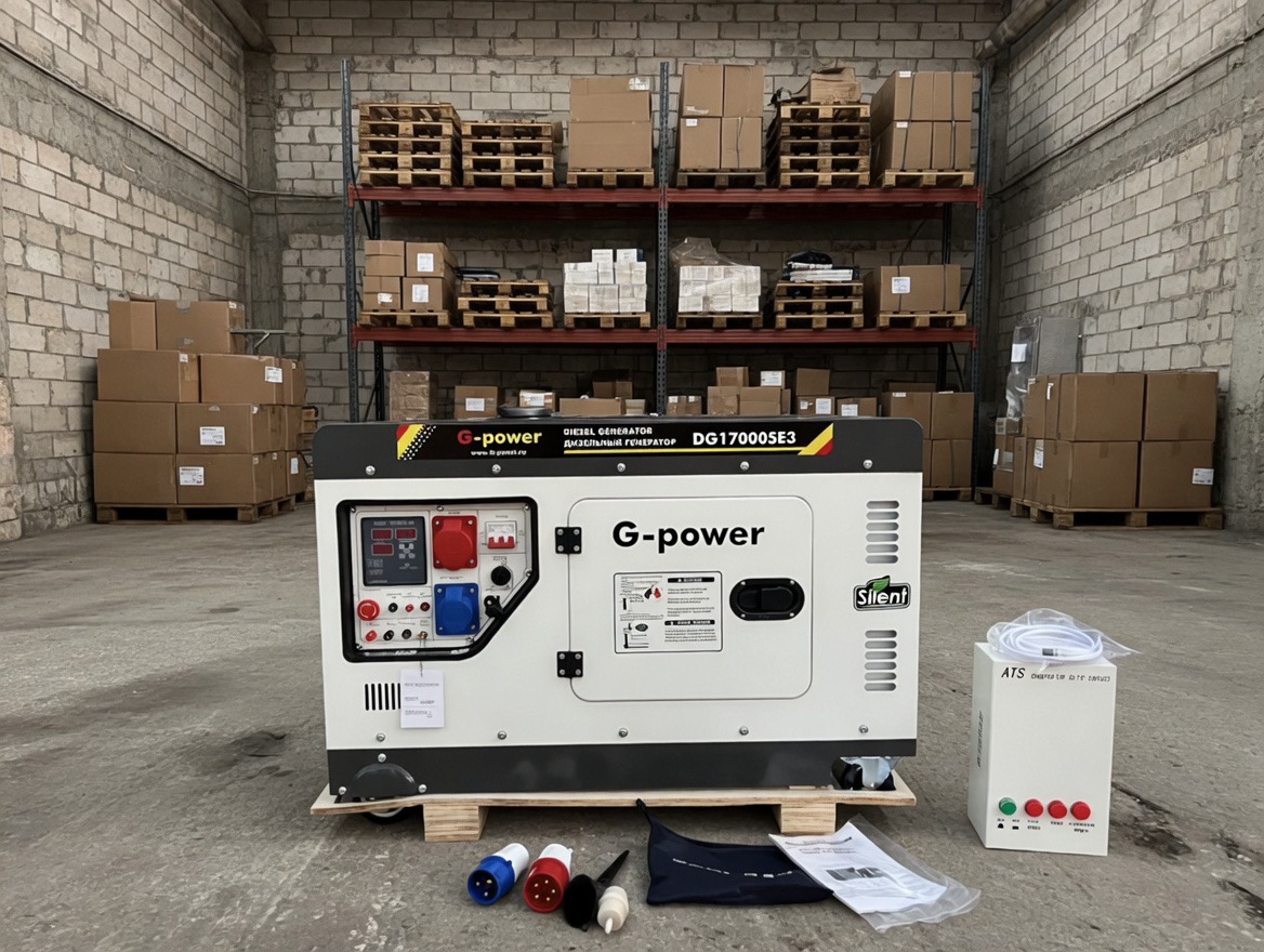 Дизельный генератор G-Power 12 кВт (13 кВт max) с АВР, подогревом и водяным охлаждением — фото 6