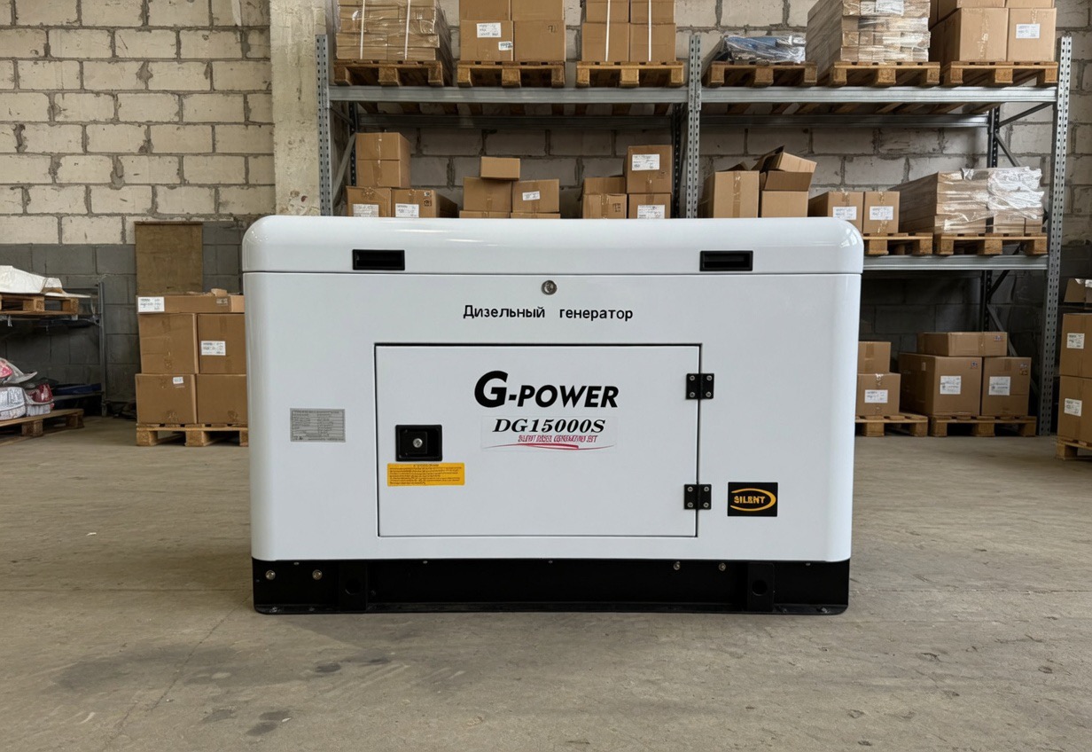 Дизельный генератор G-Power DG14000SE3 12 кВт (220/380 В) с АВР и электростартером