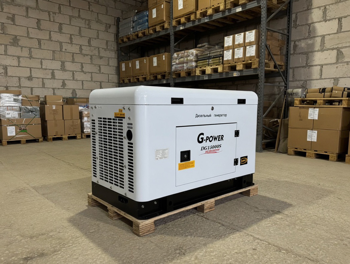 Дизельный генератор G-Power DG14000SE3 12 кВт (220/380 В) с АВР и электростартером — фото 7