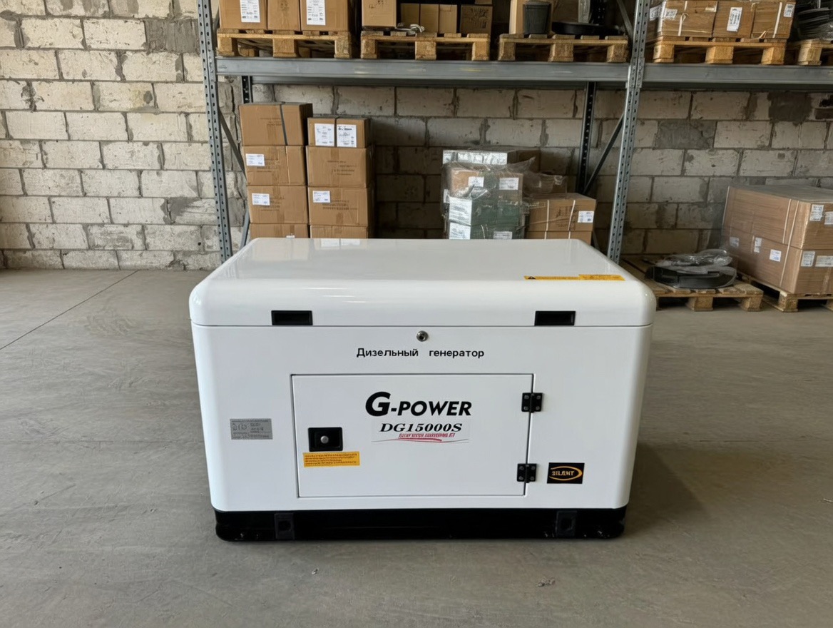 Дизельный генератор G-Power DG14000SE3 12 кВт (220/380 В) с АВР и электростартером — фото 8