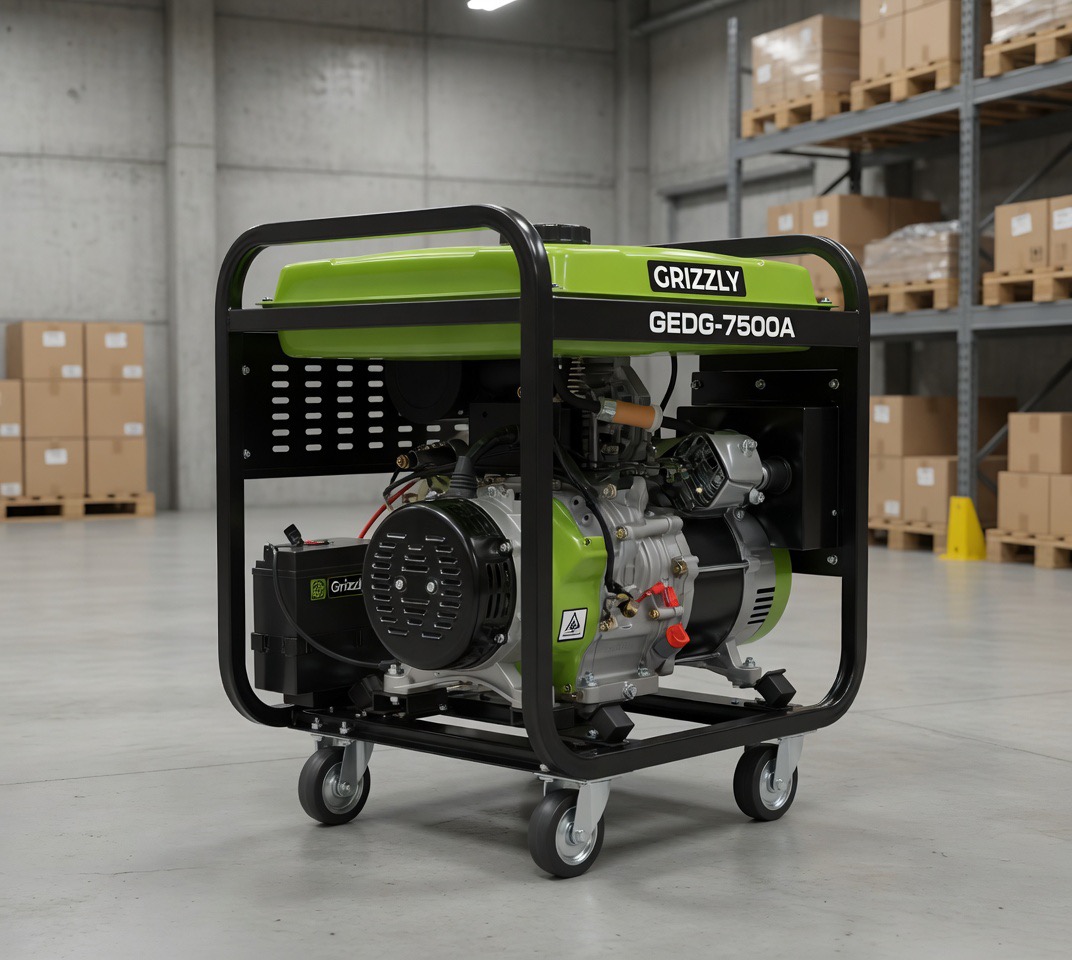 Дизельный генератор Grizzly GEDG-7500A 7 кВт с электростартером — фото 8