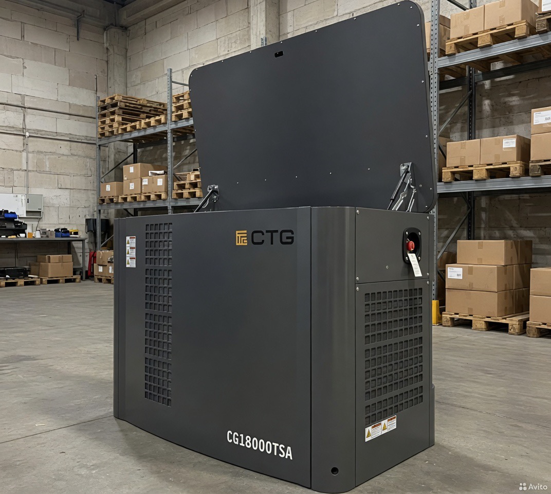 Газовый генератор CTG CG18000SA 15 кВт в шумозащитном кожухе (уличное исполнение) — фото 3