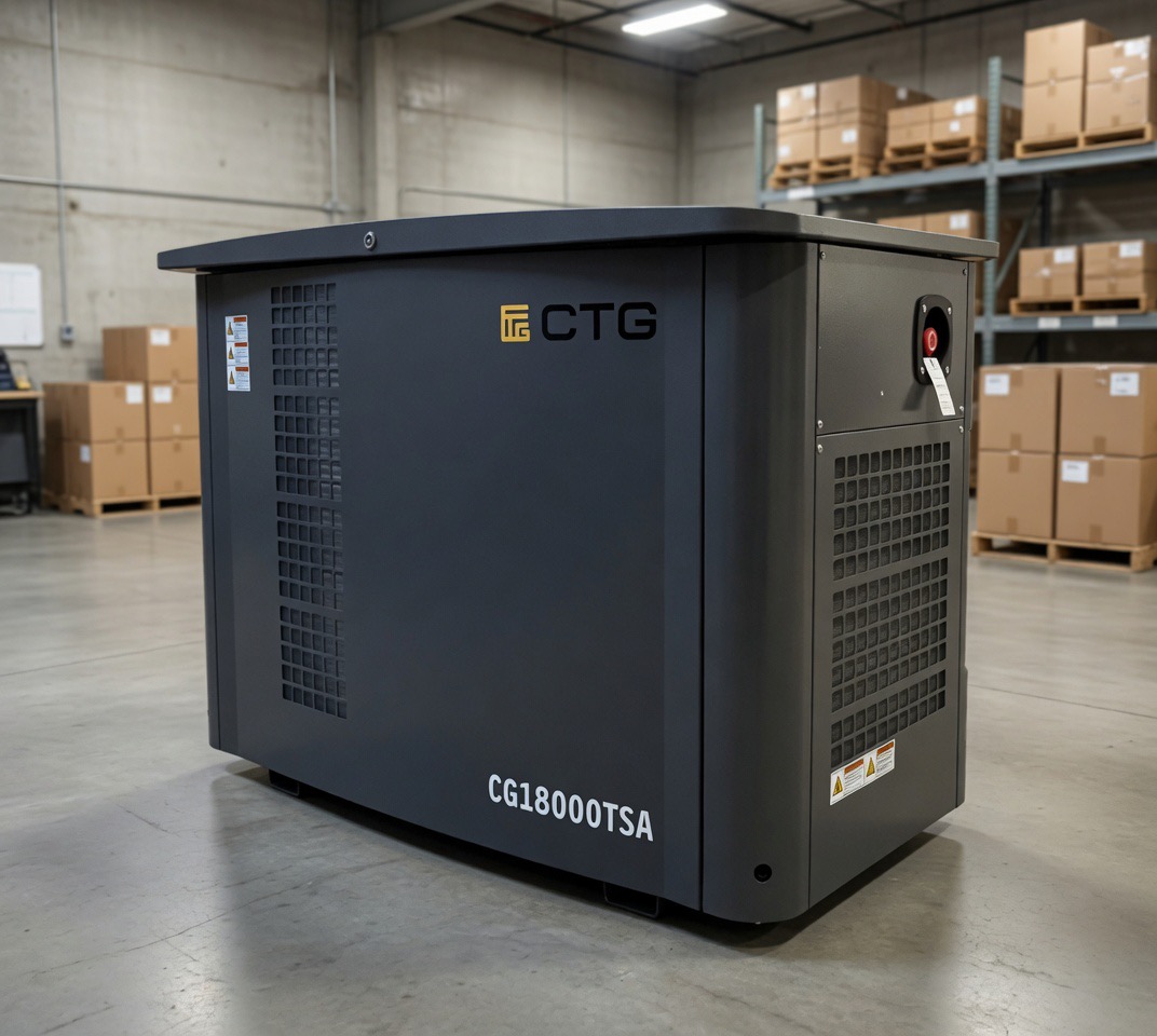 Газовый генератор CTG CG18000SA 15 кВт в шумозащитном кожухе (уличное исполнение) — фото 5