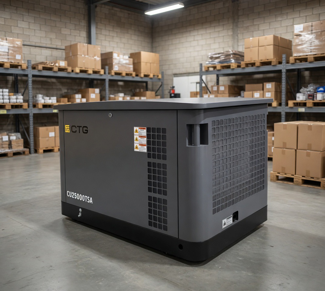Газовый генератор CTG CU25000SA 21 кВт в шумозащитном кожухе (уличное исполнение) — фото 2