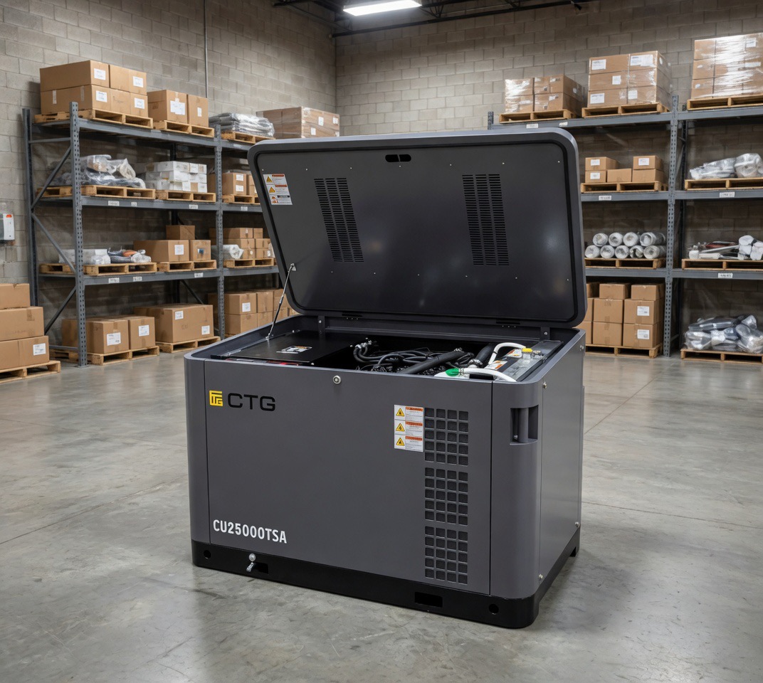 Газовый генератор CTG CU25000SA 21 кВт в шумозащитном кожухе (уличное исполнение) — фото 4