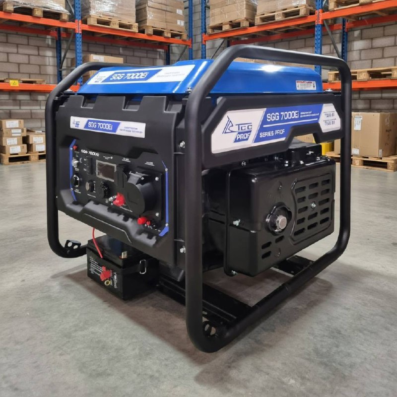 Инверторный бензиновый генератор TSS SGG 10000Ei 9 кВт с электростартером и колесами