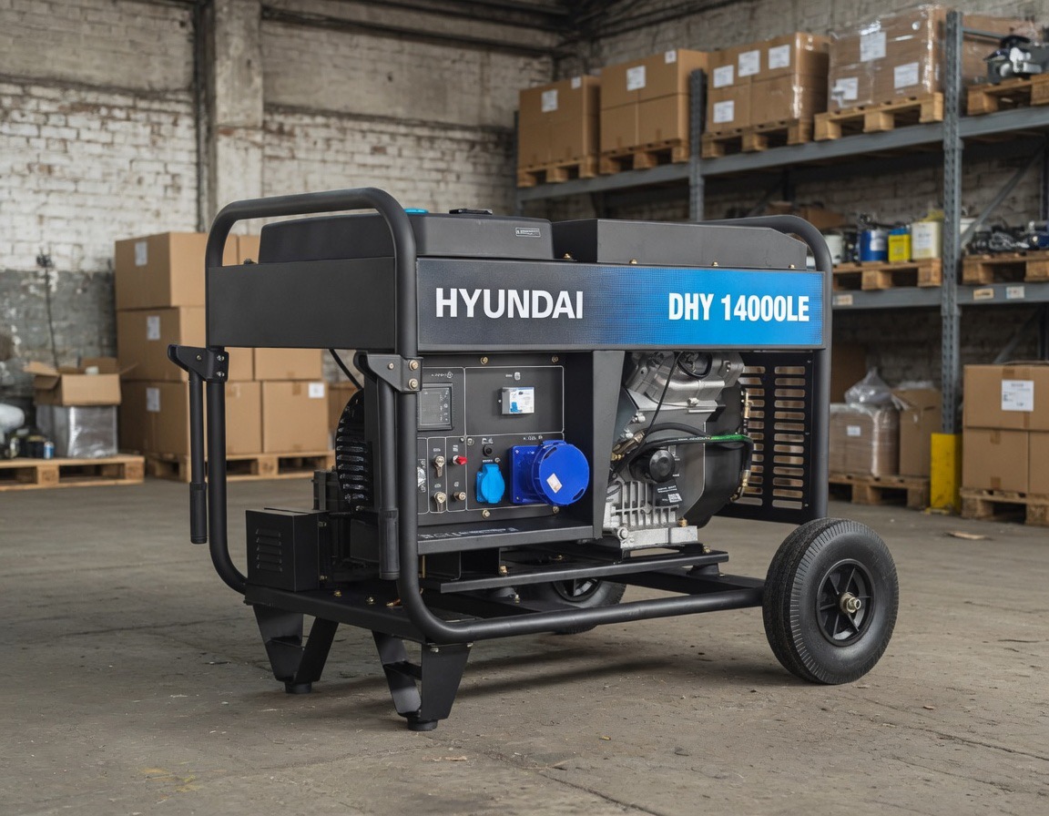 Инверторный дизельный генератор Hyundai DHY 9000SEi-T 6,5 кВт (220/380 В) в кожухе — фото 3