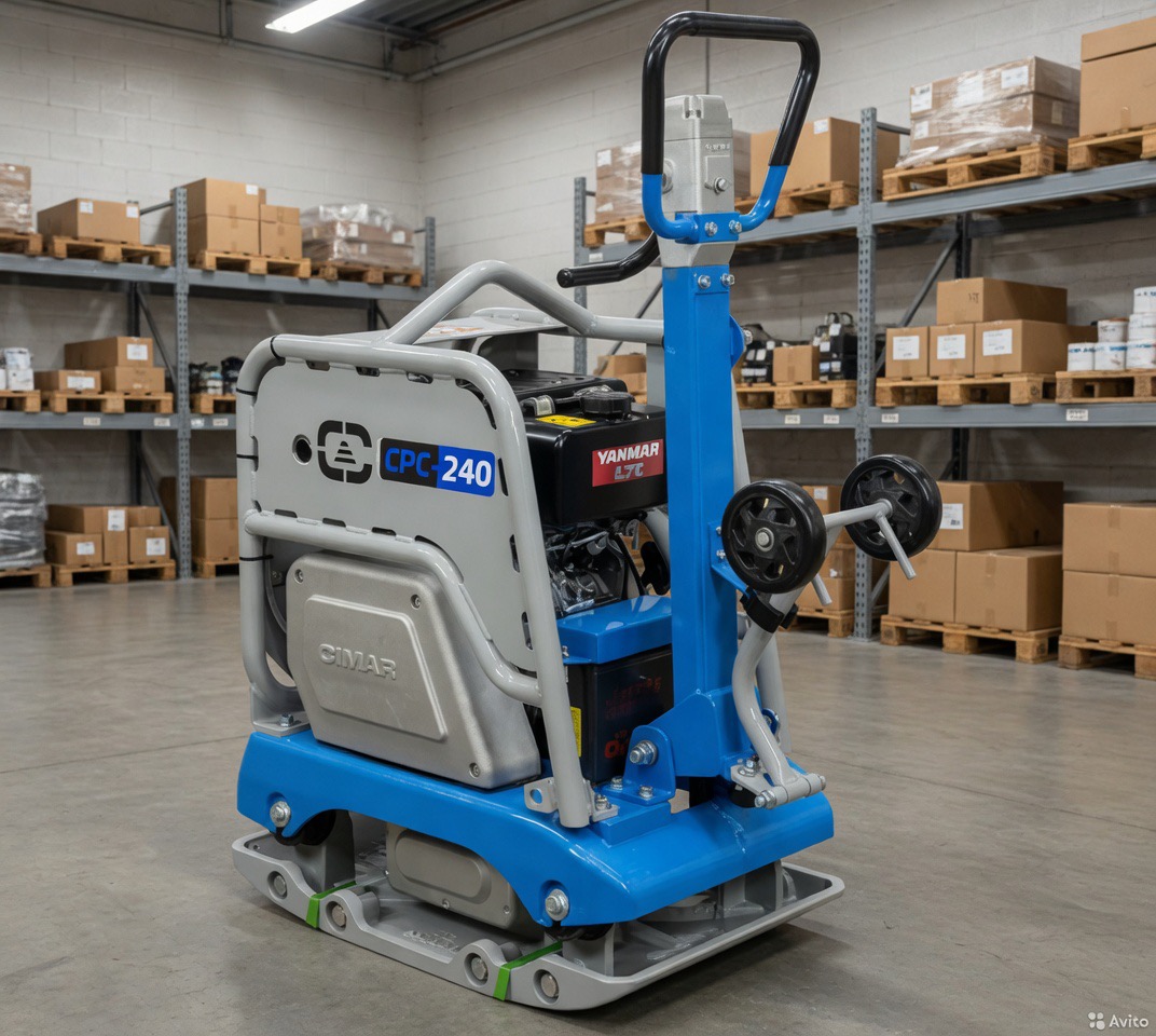 Реверсивная виброплита CIMAR CPC-240 (дизель Yanmar L70, гидравлика)