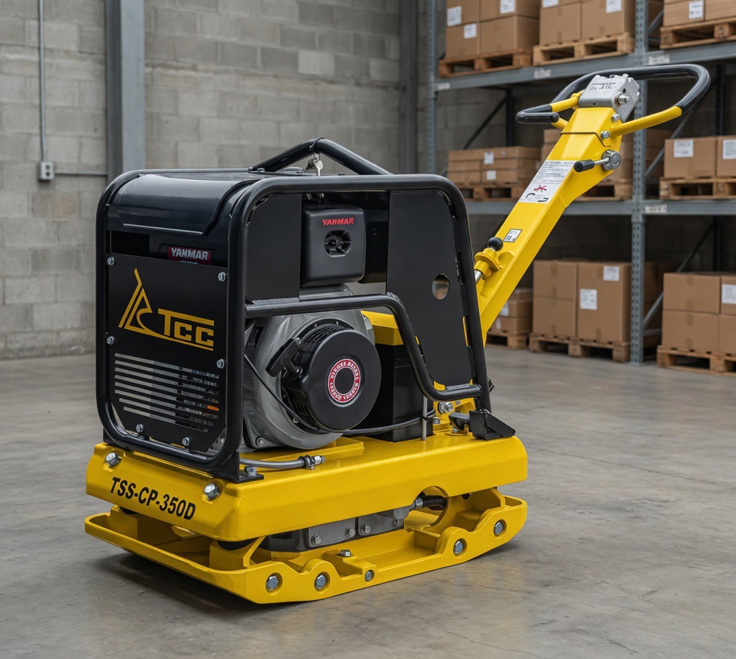 Реверсивная виброплита ТСС TSS-CP-350D (дизель Yanmar L100AE, гидравлика, электростарт)