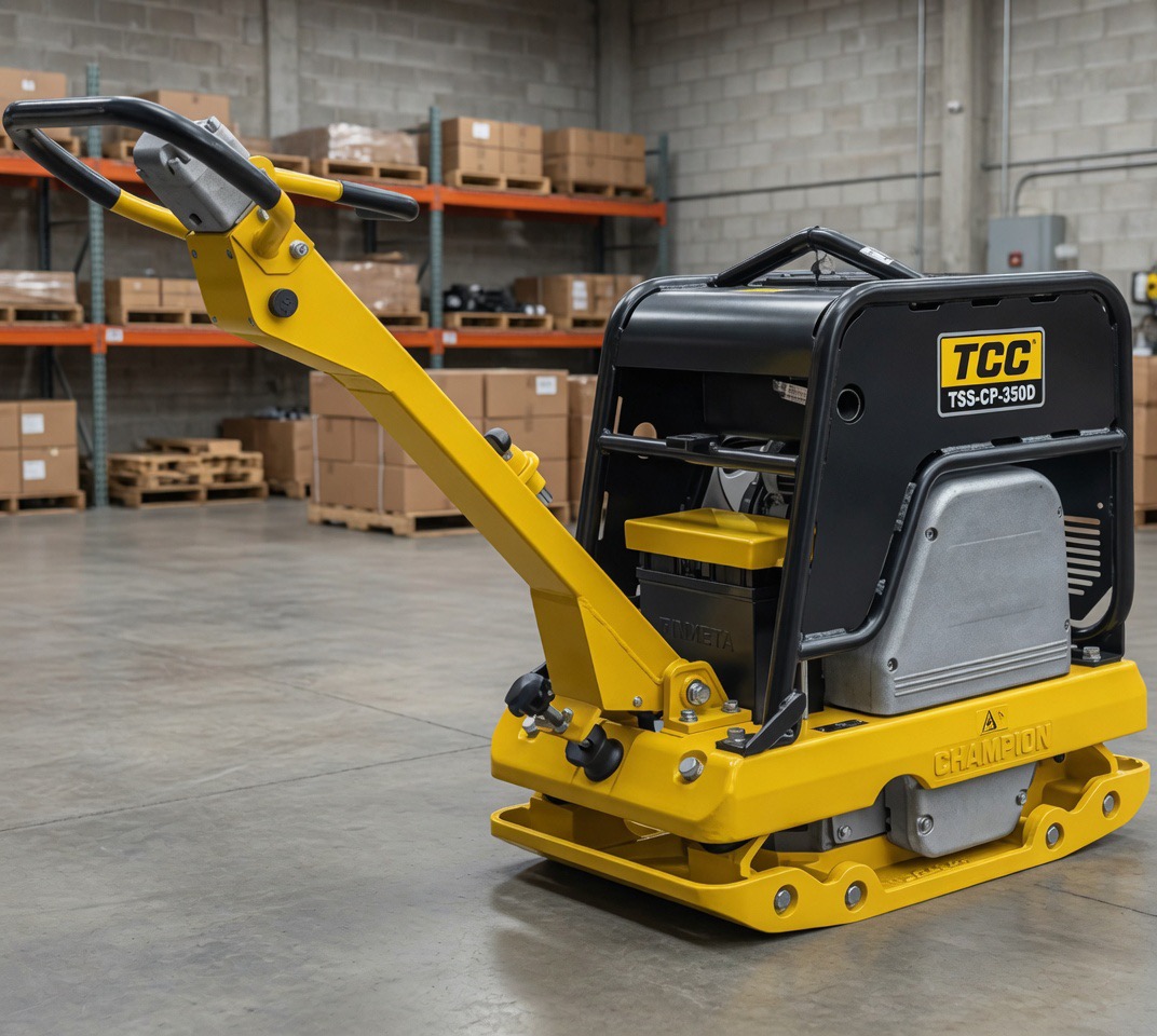 Реверсивная виброплита ТСС TSS-CP-350D (дизель Yanmar L100AE, гидравлика, электростарт) — фото 4