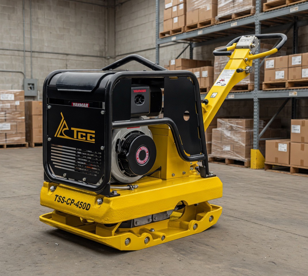 Реверсивная виброплита ТСС TSS-CP-450D (дизель Yanmar, гидравлика, электростарт)