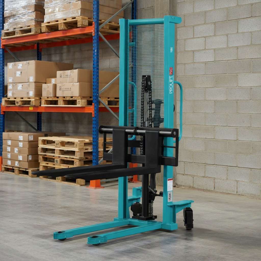 Ручной гидравлический штабелёр Oxlift HS 1615, подъём 1600 мм