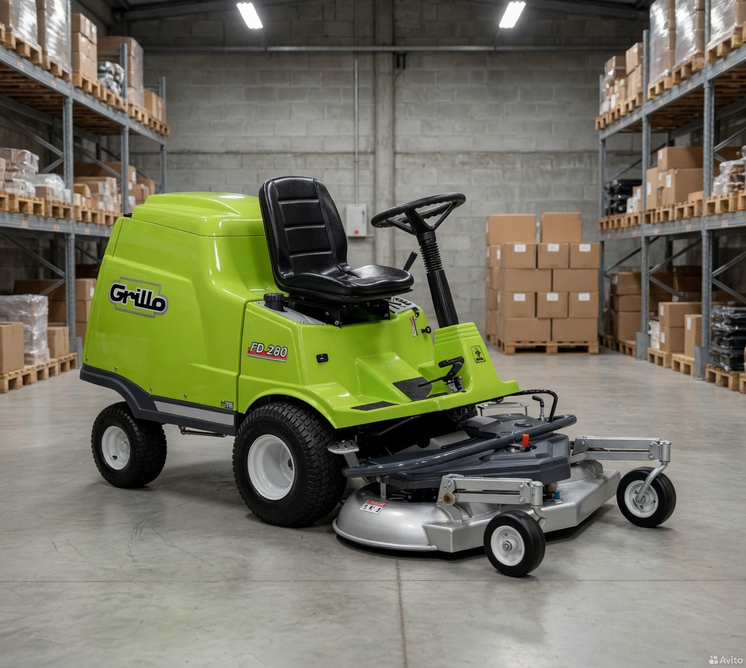Садовый райдер Grillo FD 220R 8RR7C с травосборником