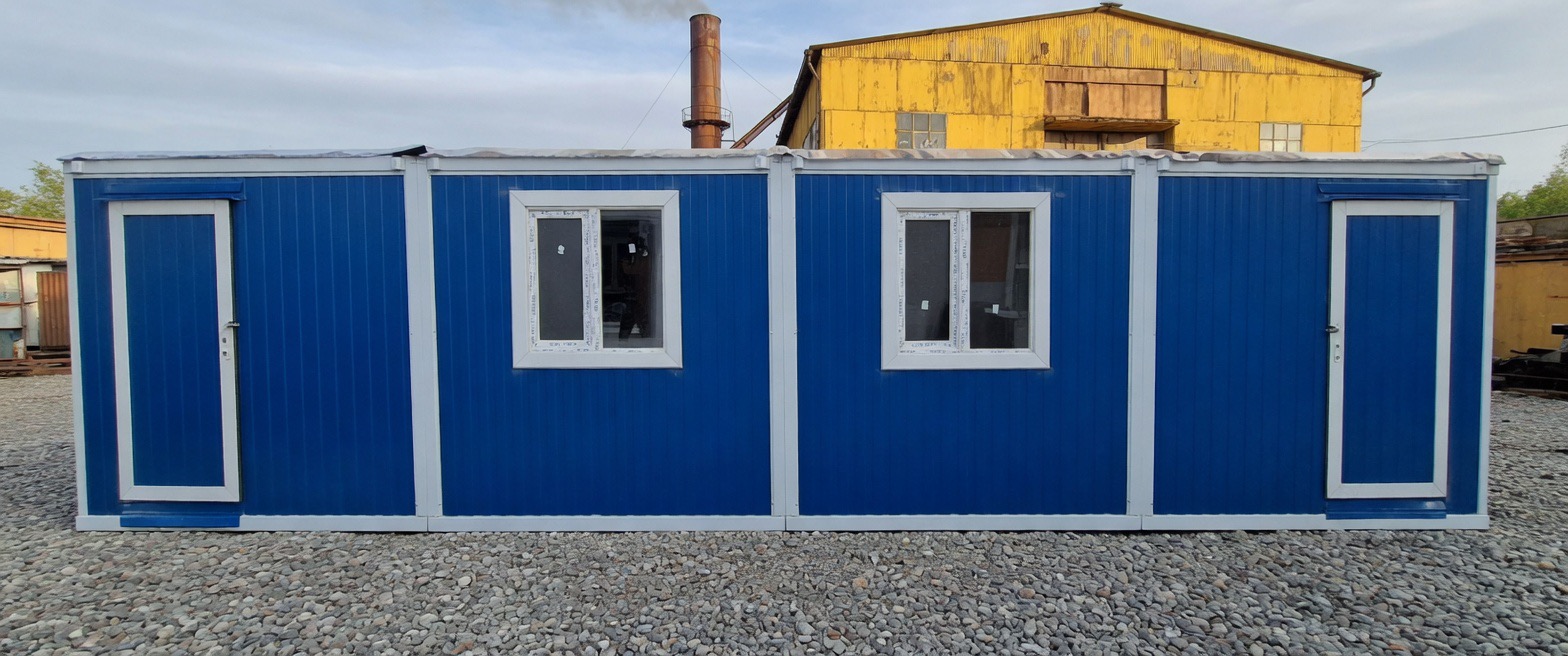 Строительный городок из 2 бытовок 6×4,8 м под ключ