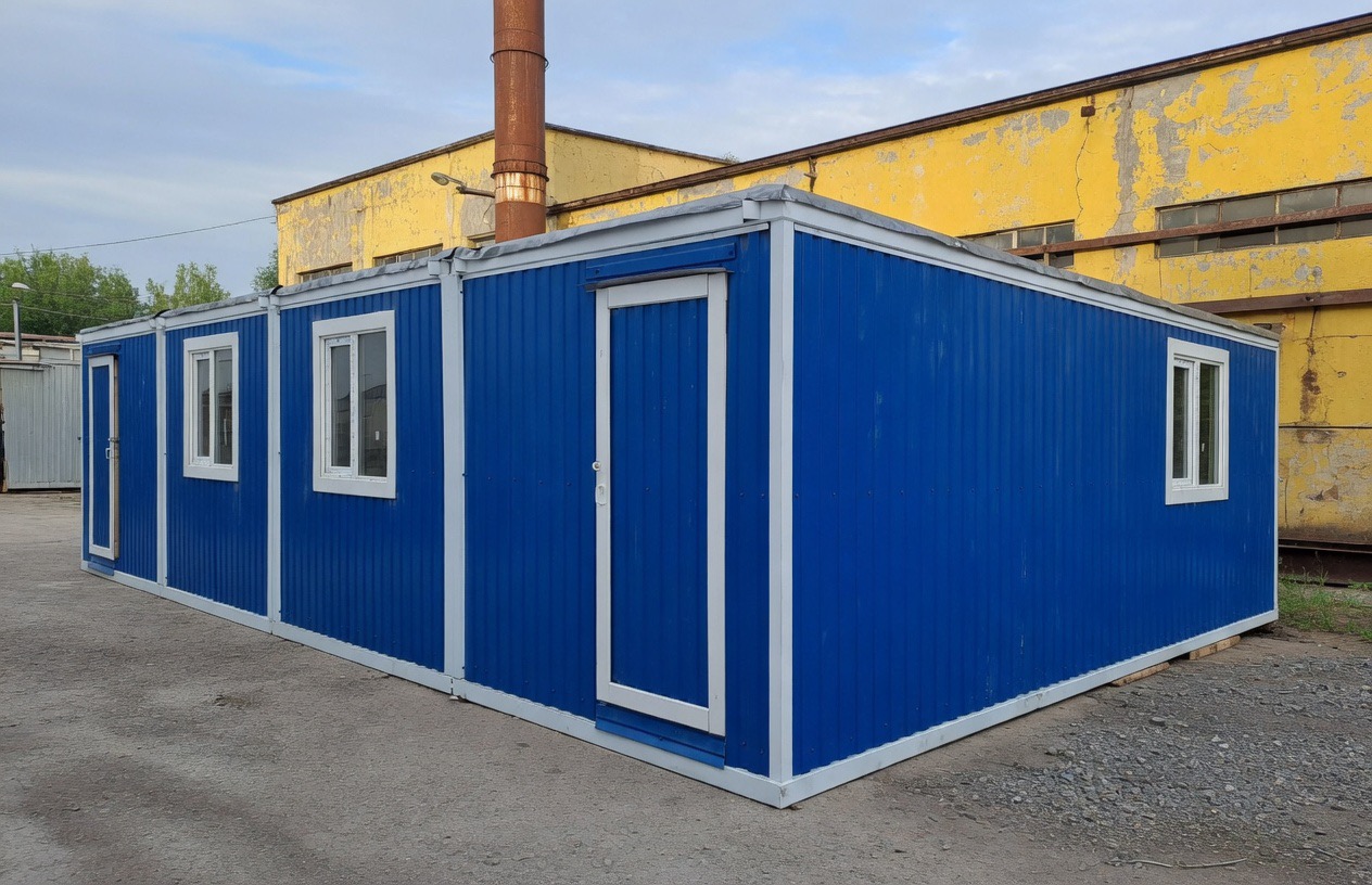 Строительный городок из 2 бытовок 6×4,8 м под ключ — фото 2