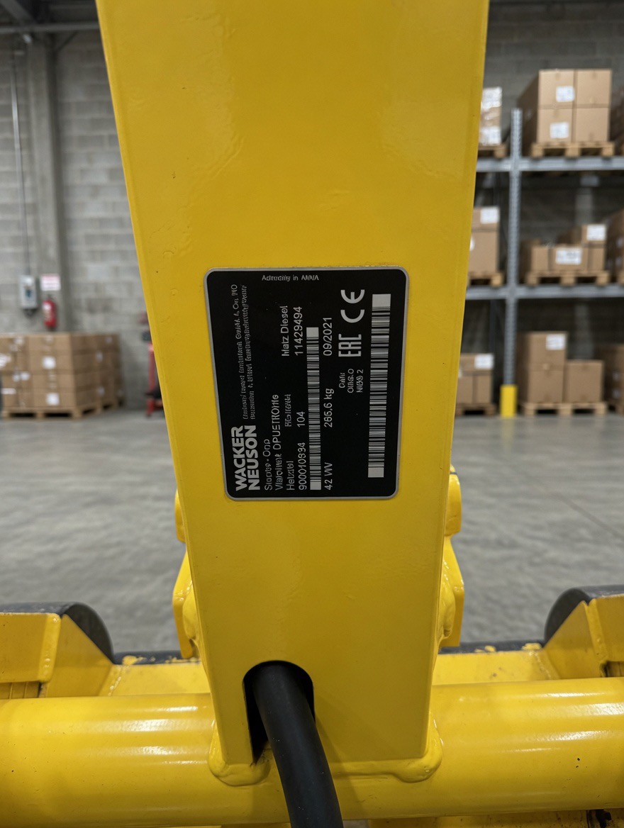 Виброплита дизельная реверсивная Wacker Neuson DPU 3760H, 256 кг (б/у, отличное состояние) — фото 4