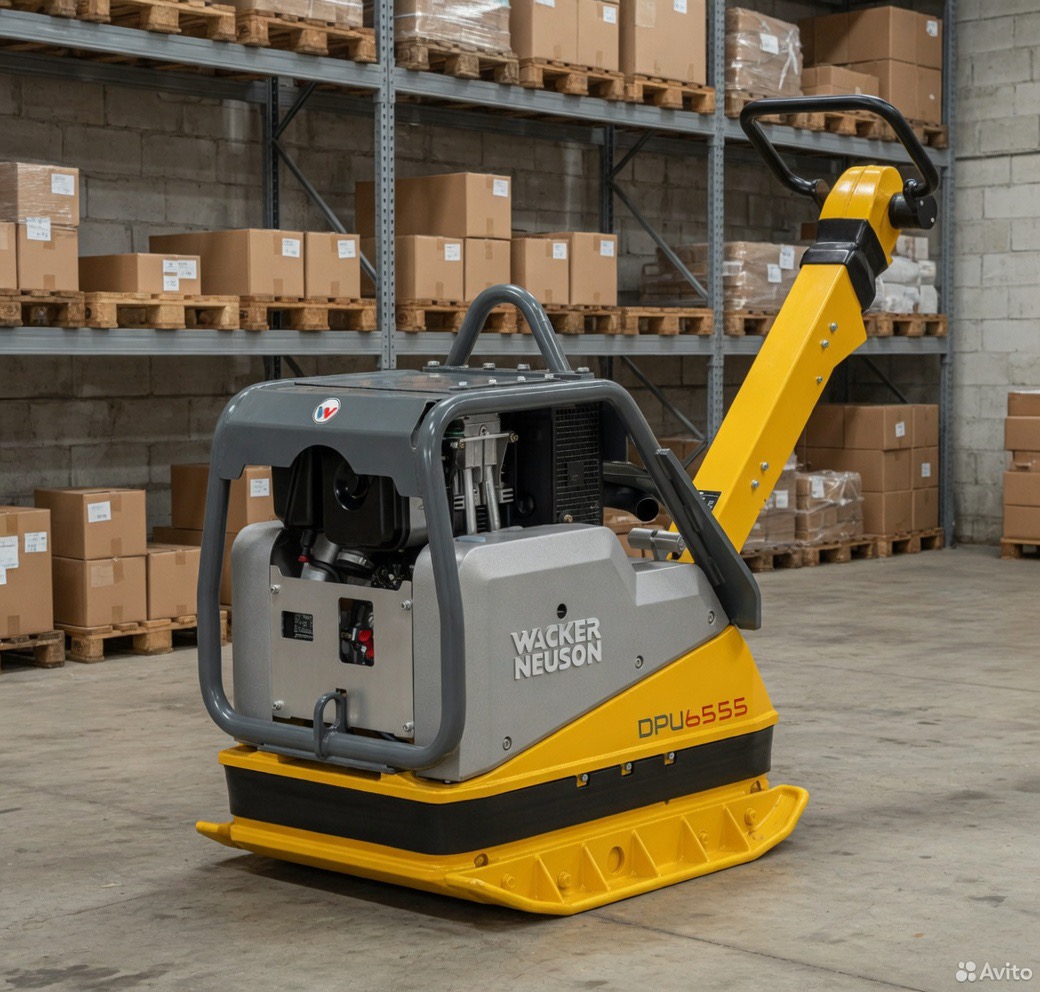 Виброплита дизельная реверсивная Wacker Neuson DPU 6555, 520 кг (новая)