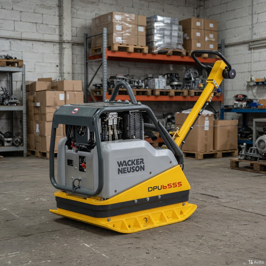 Виброплита дизельная реверсивная Wacker Neuson DPU 6555, 520 кг (новая) — фото 4